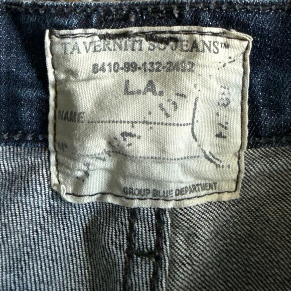 Women’s TAVERNITI SO Jeans Dark Wash Denim Boot Cut Mid-Rise Size 30 - Picture 7 of 9